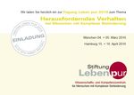 Titelseite des Tagungsprogramms mit Tagungstitel und Logo Stiftung Leben pur
