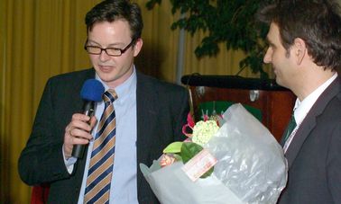 Innovationspreis Leben pur 2007 - Dr. Peter Martin (r.), Preisträger