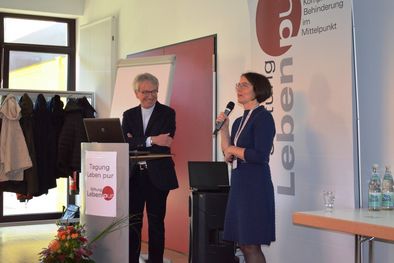 Referenten Prof. Andreas Fröhlich und Dr. Annette Damag